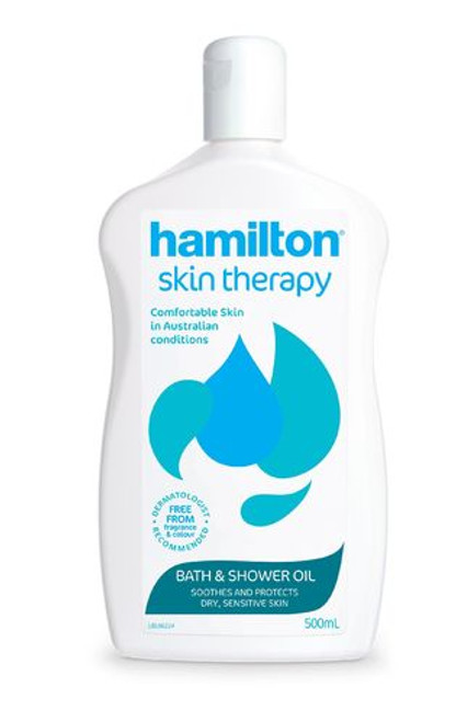 <img alt="Hamilton Skin Therapy Bath & Shower Oil 500ml" title="Hamilton Skin Therapy Bath & Shower Oil 500ml,9313501071037"