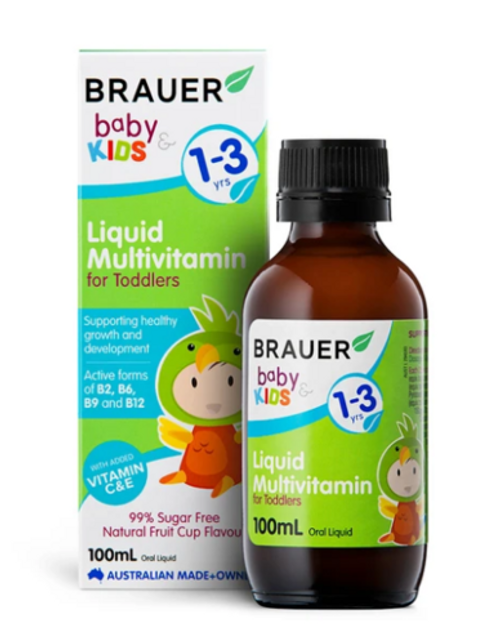 <img alt="Brauer Baby & Kids Liquid Multivitamin For Toddlers 100ml" title="Brauer Baby & Kids Liquid Multivitamin For Toddlers 100ml,9316120264552"