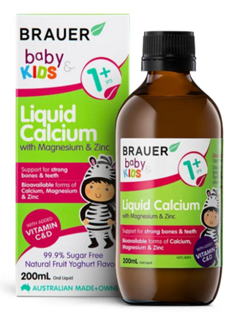 <img alt="Brauer Baby & Kids Liquid Calcium With Magnesium & Zinc 200ml" title="Brauer Baby & Kids Liquid Calcium With Magnesium & Zinc 200ml,9316120263609"