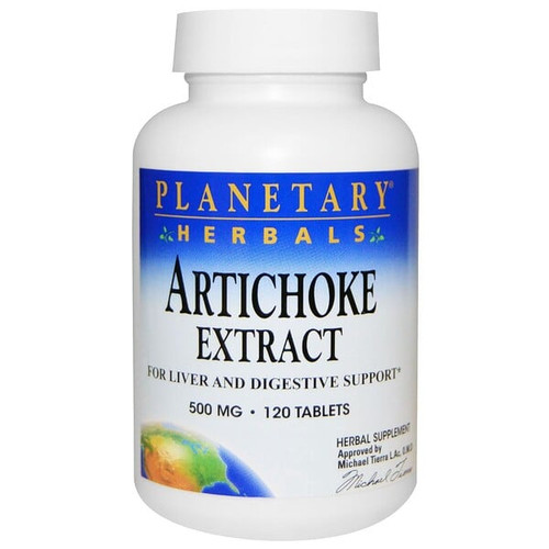 <img alt="Planetary Herbals, Artichoke Extract, 500 mg, 120 Tablets" title="Planetary Herbals, Artichoke Extract, 500 mg, 120 Tablets,021078105398"