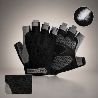 breathable gym gloves anti slip grip