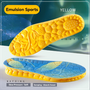 Memory Foam Sports Insoles – Shock Absorption, Arch Support & Breathable Cushion for Running, Walking & Standing