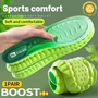 Memory Foam Sports Insoles – Shock Absorption, Arch Support & Breathable Cushion for Running, Walking & Standing