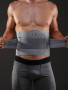 Side view of breathable waist trainer belt providing core compression — lumbar support belt for weightlifting, running and back pain relief