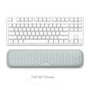 Compact wireless keyboard top view, clean layout, office and home use