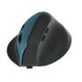 Vertical ergonomic mouse dark grey wireless office setup