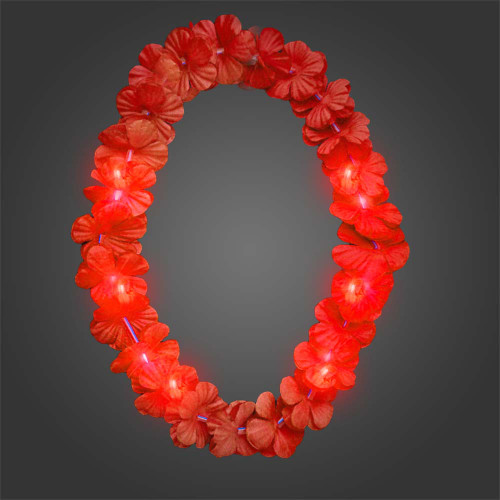 LED Floral Lei - Solid Colors — view 3