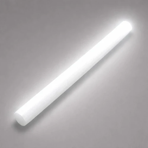 flashing foam sticks emitting bright white light on a gray background
