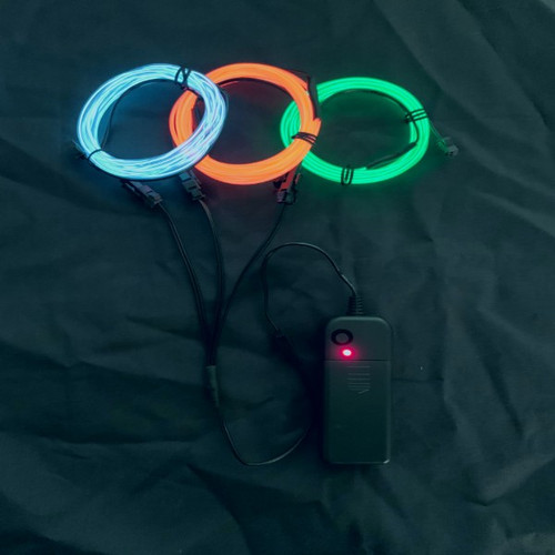EL Wire Triple Play - 3 * 1m - 10ft — view 3