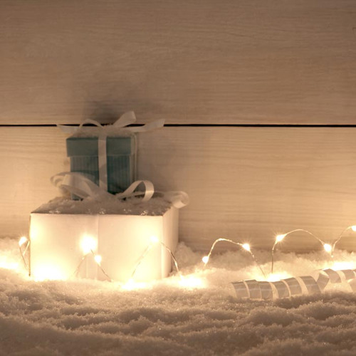 6 Ft Fairy Wire, 36 Warm White LEDs, Power Option: Waterproof AA Battery Pack with Remote