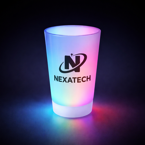 Customized 16-oz Lighted Glass