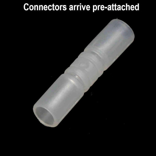 50 Tri-color Glow Necklaces, flexible plastic connectors for attaching glow necklaces.