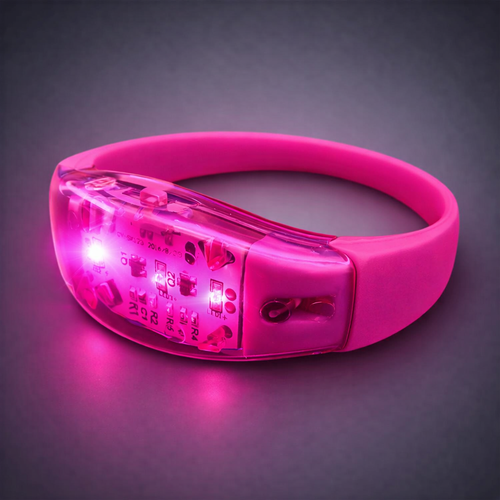 Sound Activated LED Silicone Bracelet — view 7