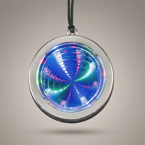 Flashing Silver Tunnel Necklace