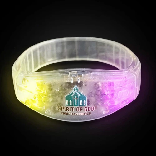 Custom Printed Light Up Click Bracelet