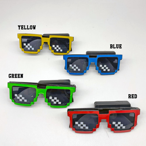 Light Up Pixel Meme Sunglasses — view 3