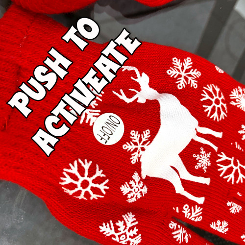 Light Up Christmas Gloves — view 3