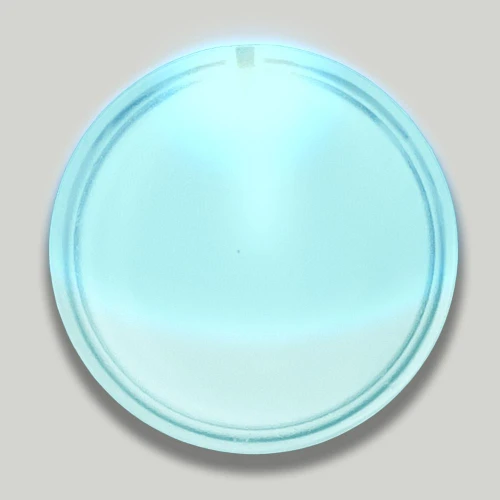 illuminated circular badge with multicolor flashing LED light