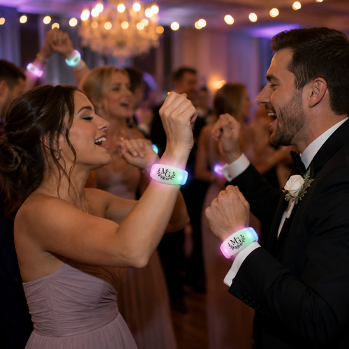 Color Changing Sound Activated LED Silicone Bracelet