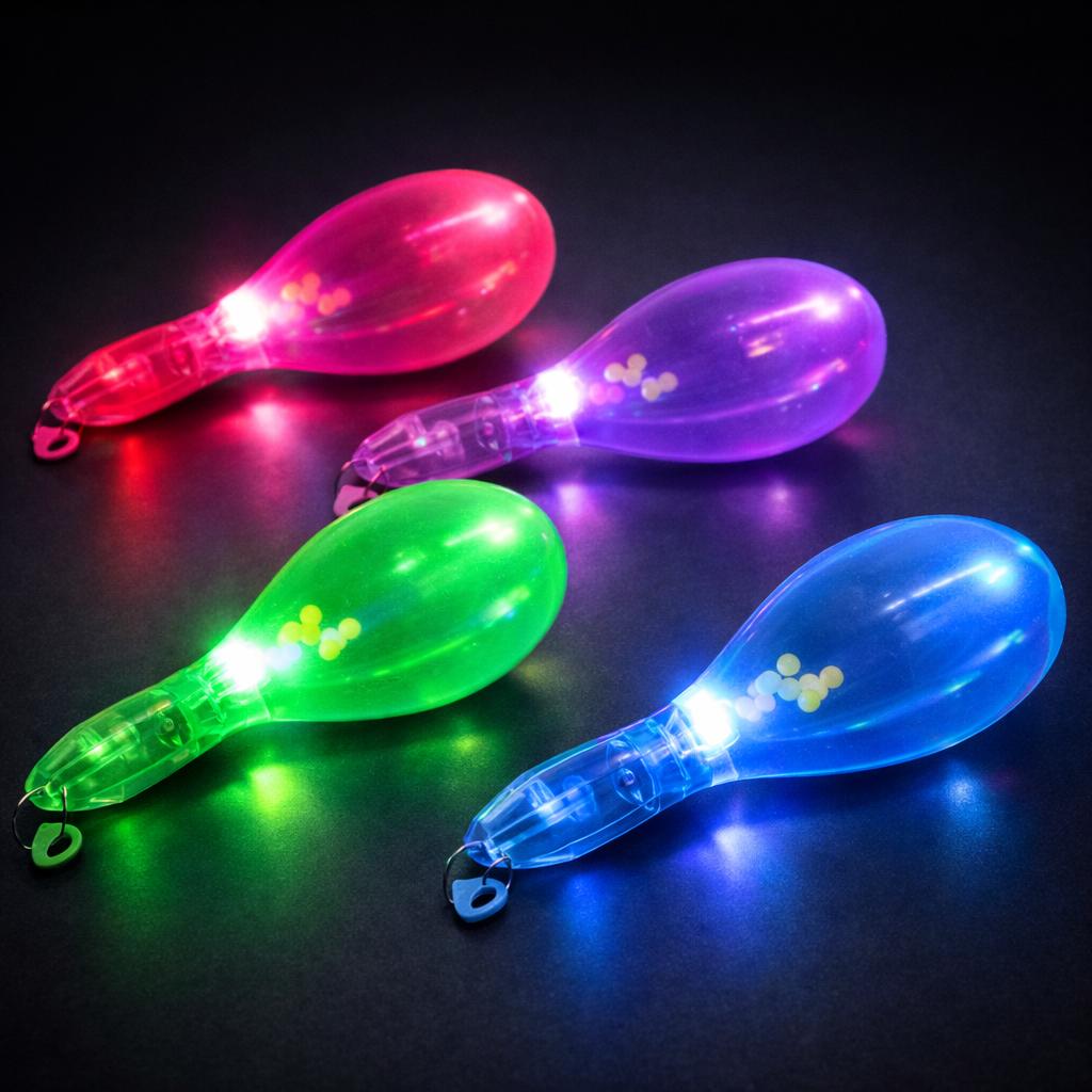 Flashing LED Maraca | Light-Up Party Favor