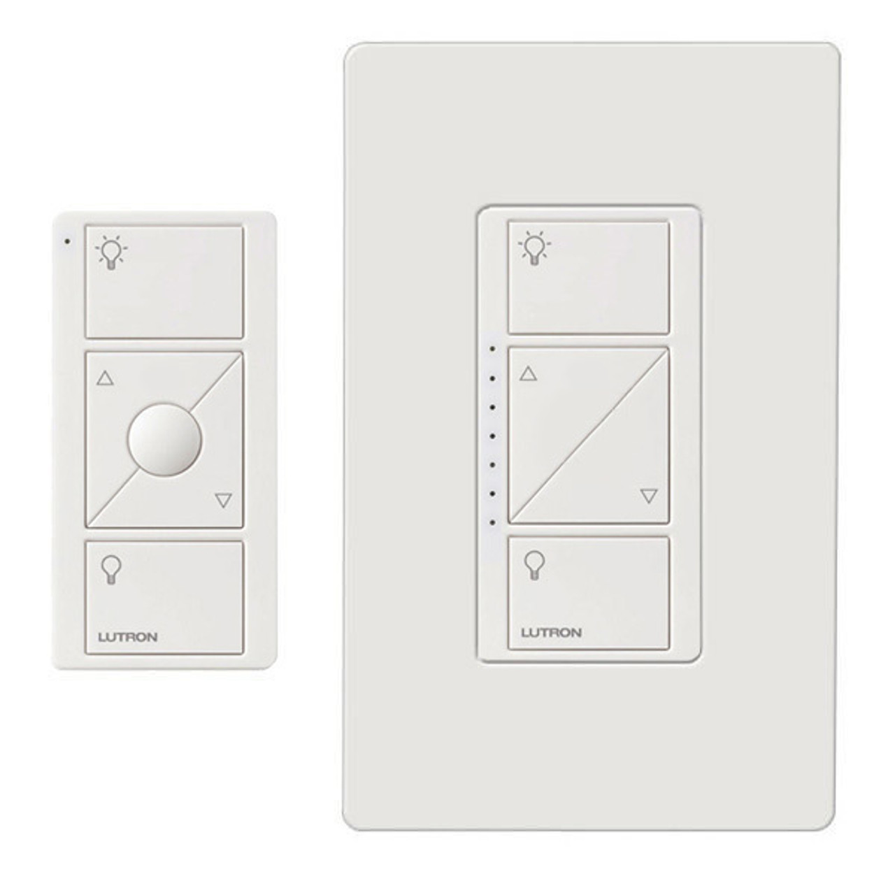 Caseta Plug-in Lamp Dimmer with Pico Remote Control Kit by Lutron, P-PKG1P-WH