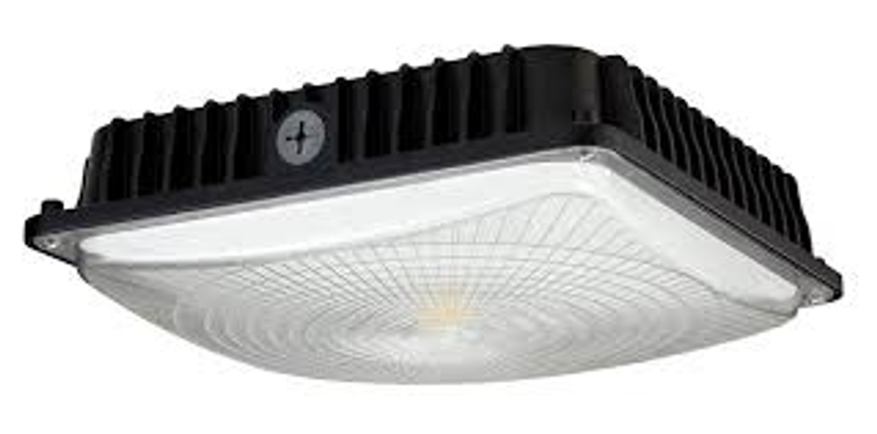 CLARK LED SURFACE / PENDANT MOUNTED CANOPY FIXTURE 10" - 5000K 70W 5900L -  120-277V 160BS - RPL175WMH - DLC - CP70W27V50KB