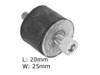 Exhaust Mount Rubber Bushing JL (V8Y-20005100)