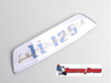 Lambretta Badge Rear Frame LI125 Casa (9003-C167/8050050)