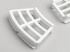 Lambretta Brake Disc Grill Window Set Casa - White (L0-73-8050038)