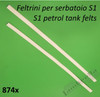Lambretta Fuel Tank Strap Felt Strip Set S1 Casa (93-874x)