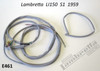 Lambretta Wiring Loom DC 3-Stop S1 LI150 Casa (91-E461)