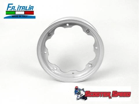 Lambretta Wheel Split Rim 3.50/10 FA ITALIA - Silver (DW-80140000)