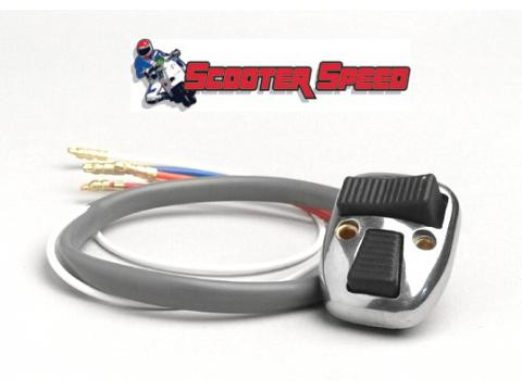 Lambretta Handlebar Light Switch Casa LIS/SX/GP/DL Black (9005-E72/8012180)