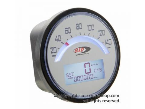 Lambretta Sip Rev Counter Speedometer S1 2 White