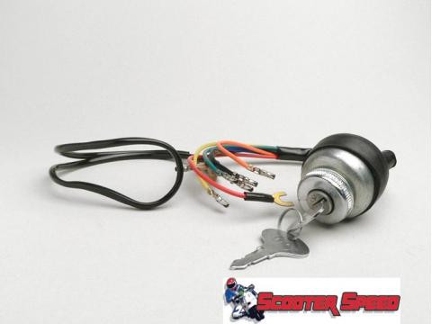 Lambretta Series 2 Ignition Switch . Without Battery Ignition Switch P 0 1 Horn & Hi/Lo Switch 2 Battery 6V 11Ah.