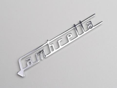 Lambretta Legshield Badge : Uses Convex Mirror Glass For Wider Viewing Areas.