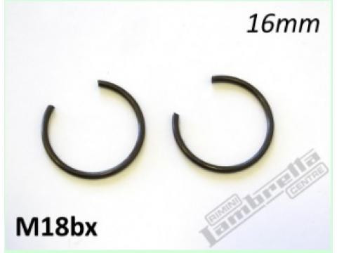 Lambretta Piston Pin Clip 16mm 16x1.25mm Casa Pro SS225/200 (G116-CPM18BX)
