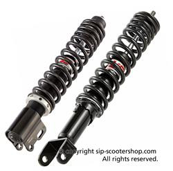 Vespa Shock Absorber Set Sport Adjustable YSS Black (DW-YSS50900)