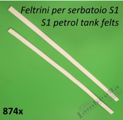 Lambretta Fuel Tank Strap Felt Strip Set S1 Casa (93-874x)