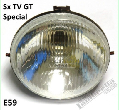 Lambretta Bosatta Headlamp Unit Tv Sx Jet Li3