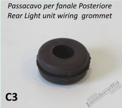 Lambretta Tail Light Wiring Grommet S1/2 Casa (88-C3)