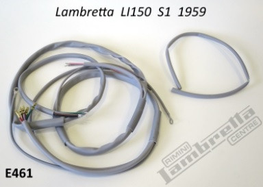 Lambretta Wiring Loom DC 3-Stop S1 LI150 Casa (91-E461)