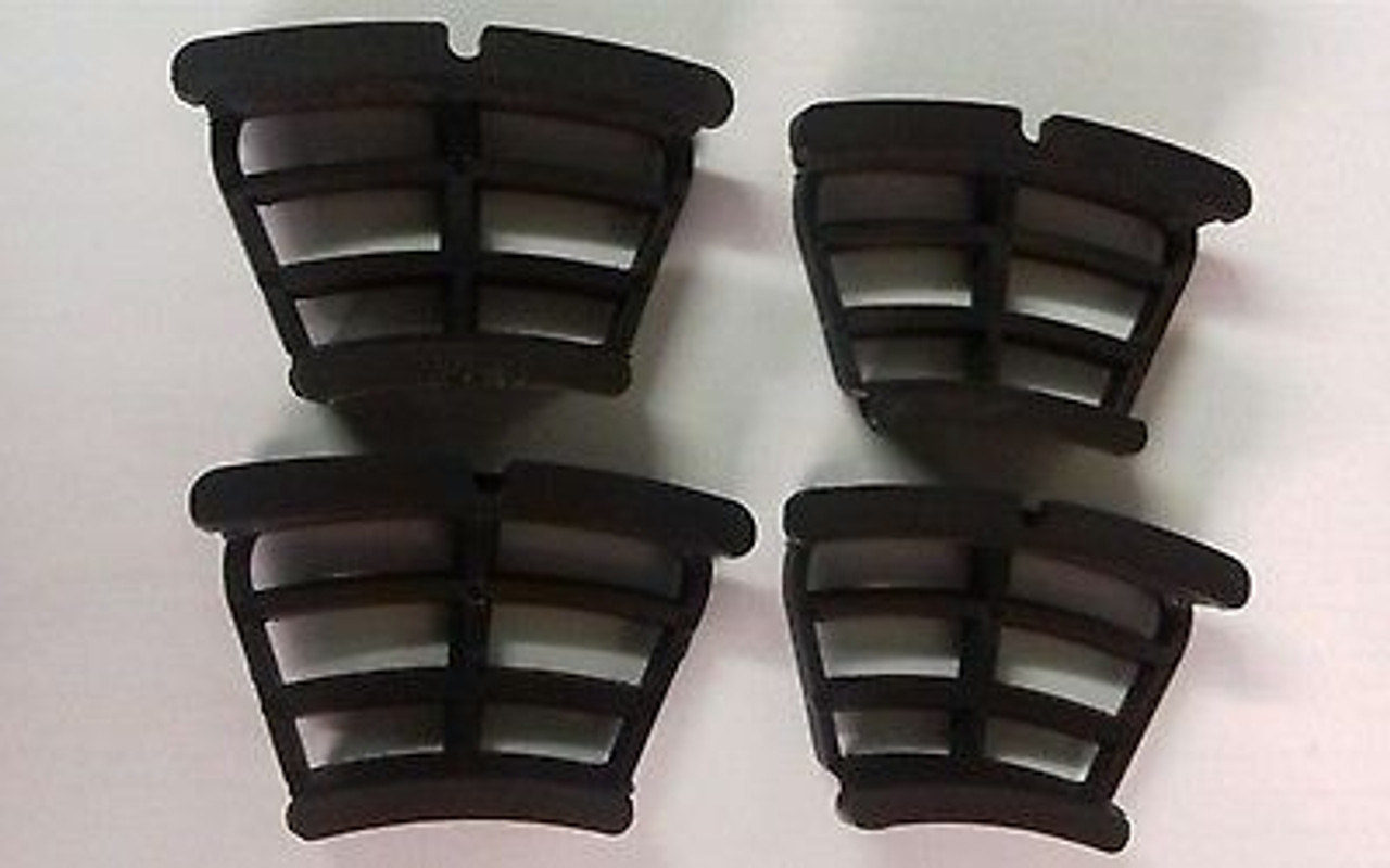 Lambretta Brake Disc Grill Window Set Casa - Black (L0-73-24278100)