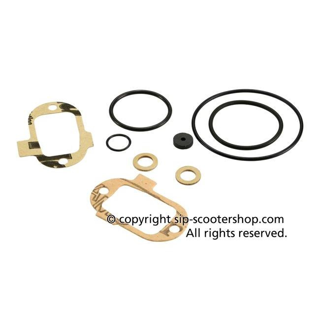 Vespa Carburetor Gasket Rebuild Kit SHC 19.19 E - 20.20 D/E Dellorto PV/PK/V90 (55-92075000)