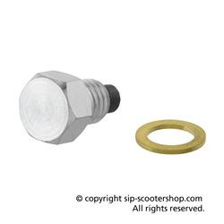 Vespa Oil Drain Screw Magnetic M8x8mm SIP Premium (V3K-94352000)