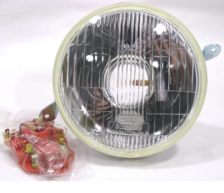 Vespa Headlight Unit Complete ELMA - P125X/P200E/PX (DW-60009706)