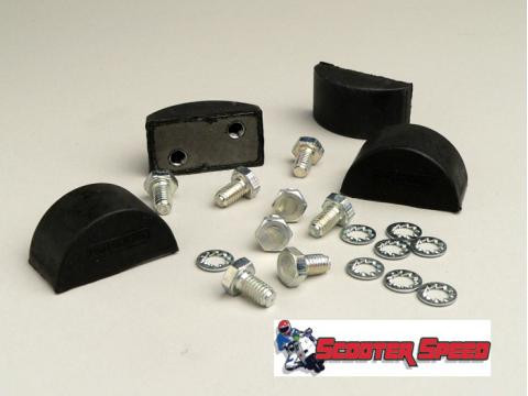 Lambretta Fork Link Rubber Buffer Kit Disc Casa (L6-24-T46BK/8209793)