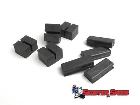 Lambretta Fuel Tank Buffer Set Casa - Black Series 1-2 (F93-8006554)