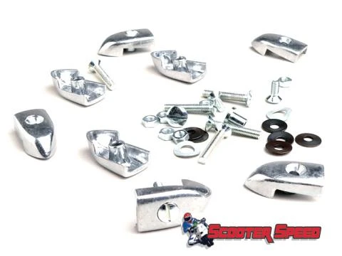 Lambretta Floorboard Runner Endcap Set Casa- Series 3 (85-C301K/8013607)