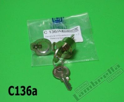 Lambretta Steering Lock Series 1-2 Casa (L0-89-C136A)